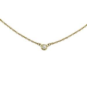 TIFFANY 18k Gold Diamond Necklace